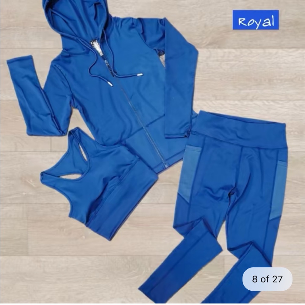 Women’s 3 piece work out outfit